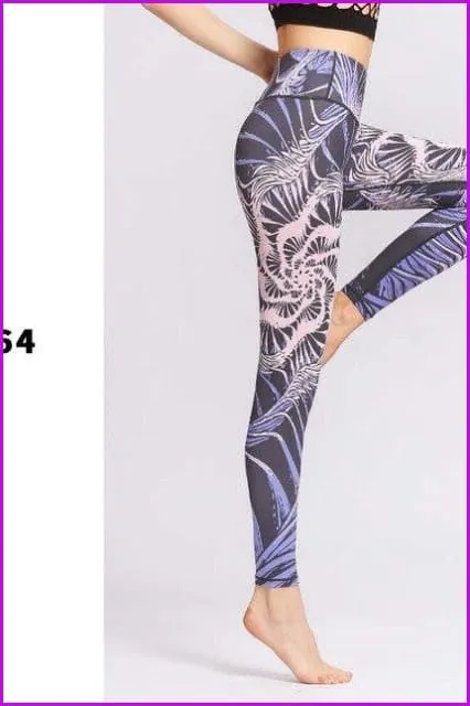 3D Printing Sports Fitness Yoga Pants DE136