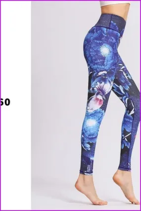 3D Printing Sports Fitness Yoga Pants DE136