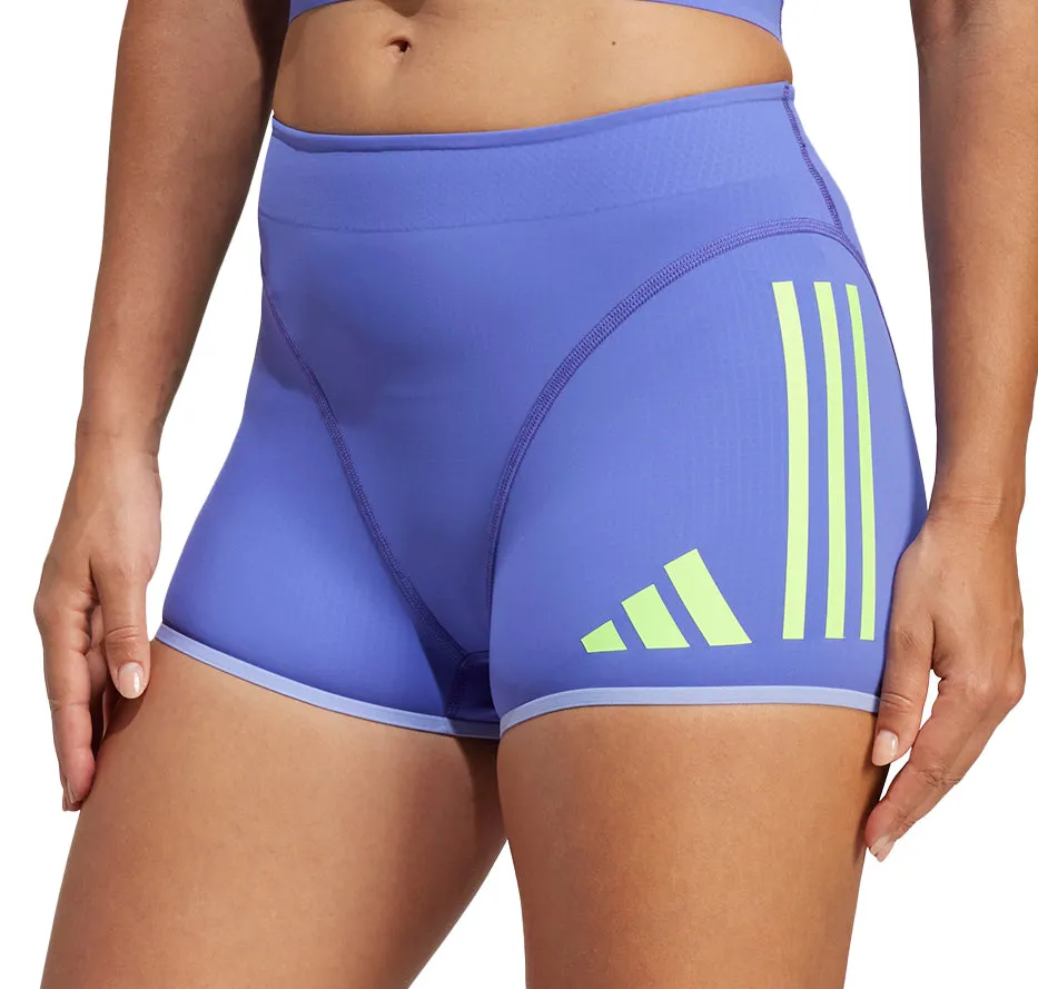 adidas Adizero Promo Womens Short Running Tights - Blue