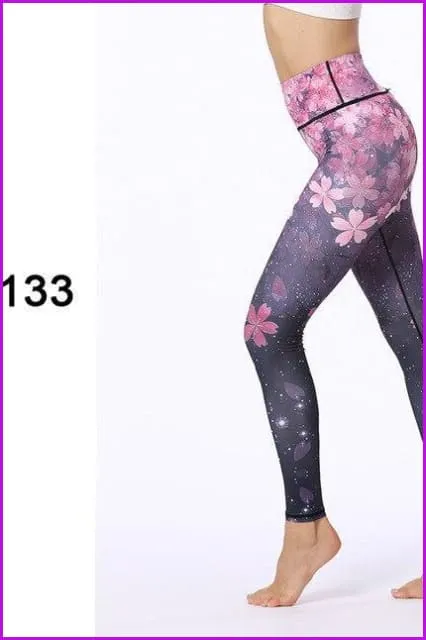 Athletic Sport Gym Leggings Yoga Pants DE129