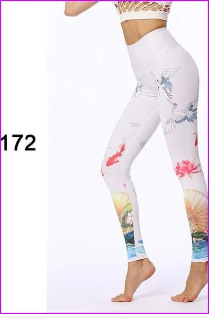 Athletic Sport Gym Leggings Yoga Pants DE129