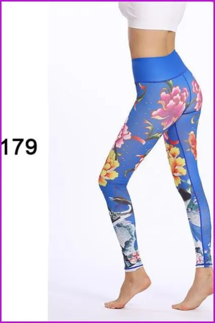 Athletic Sport Gym Leggings Yoga Pants DE129