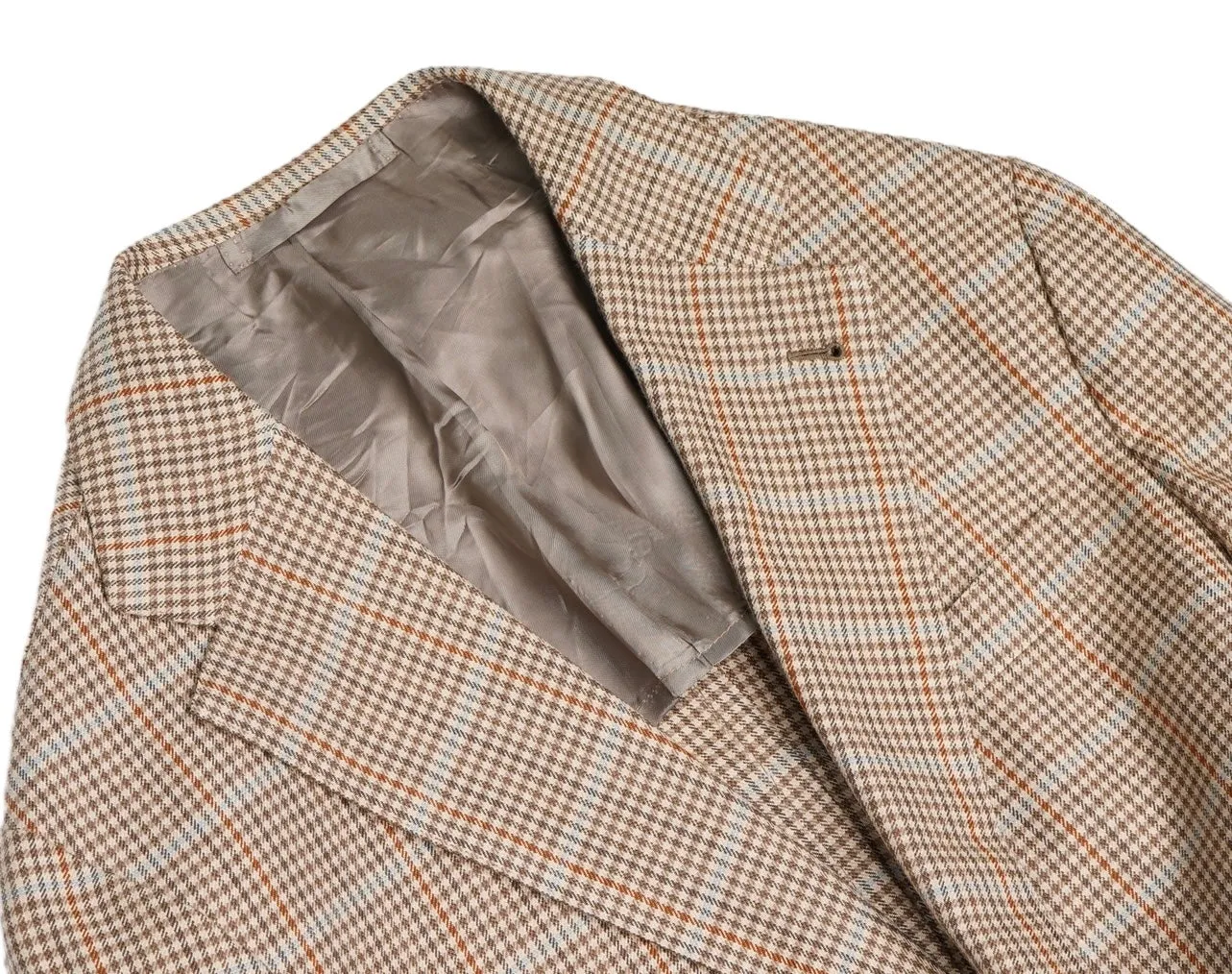 Beige Checked Sports Jacket 52