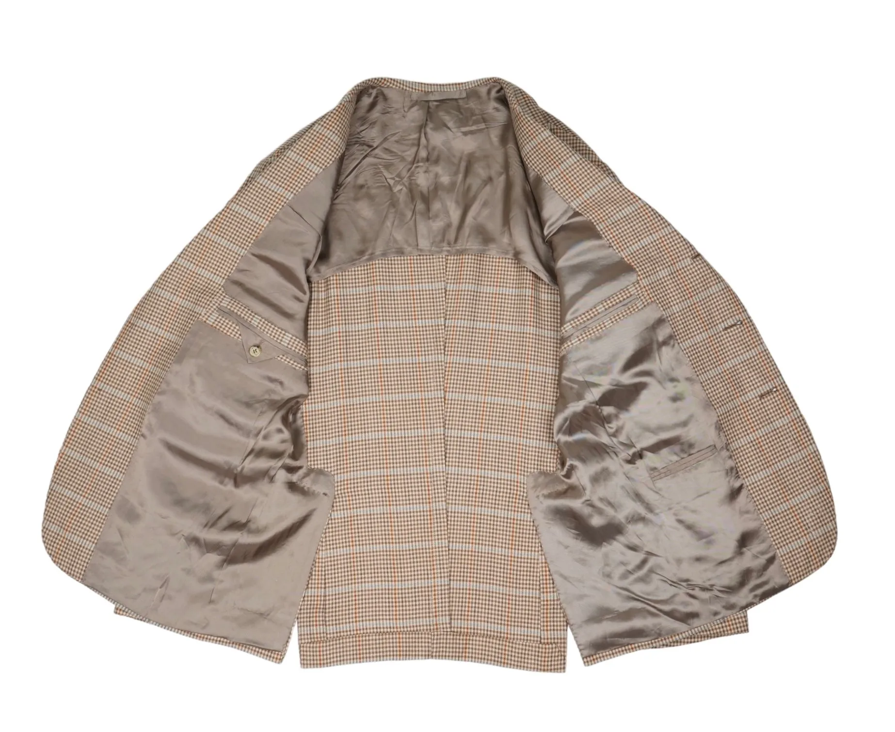 Beige Checked Sports Jacket 52