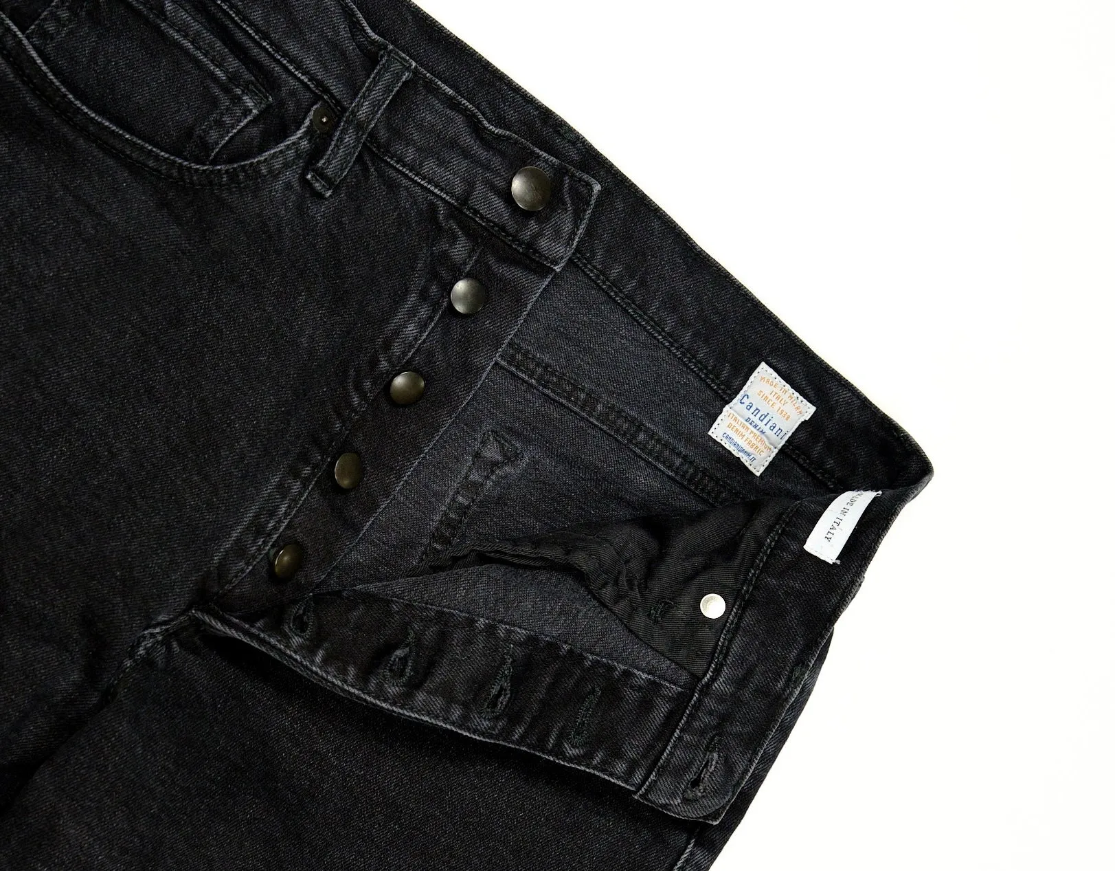 Blugiallo - Washed Black High Rise Jeans 30/32