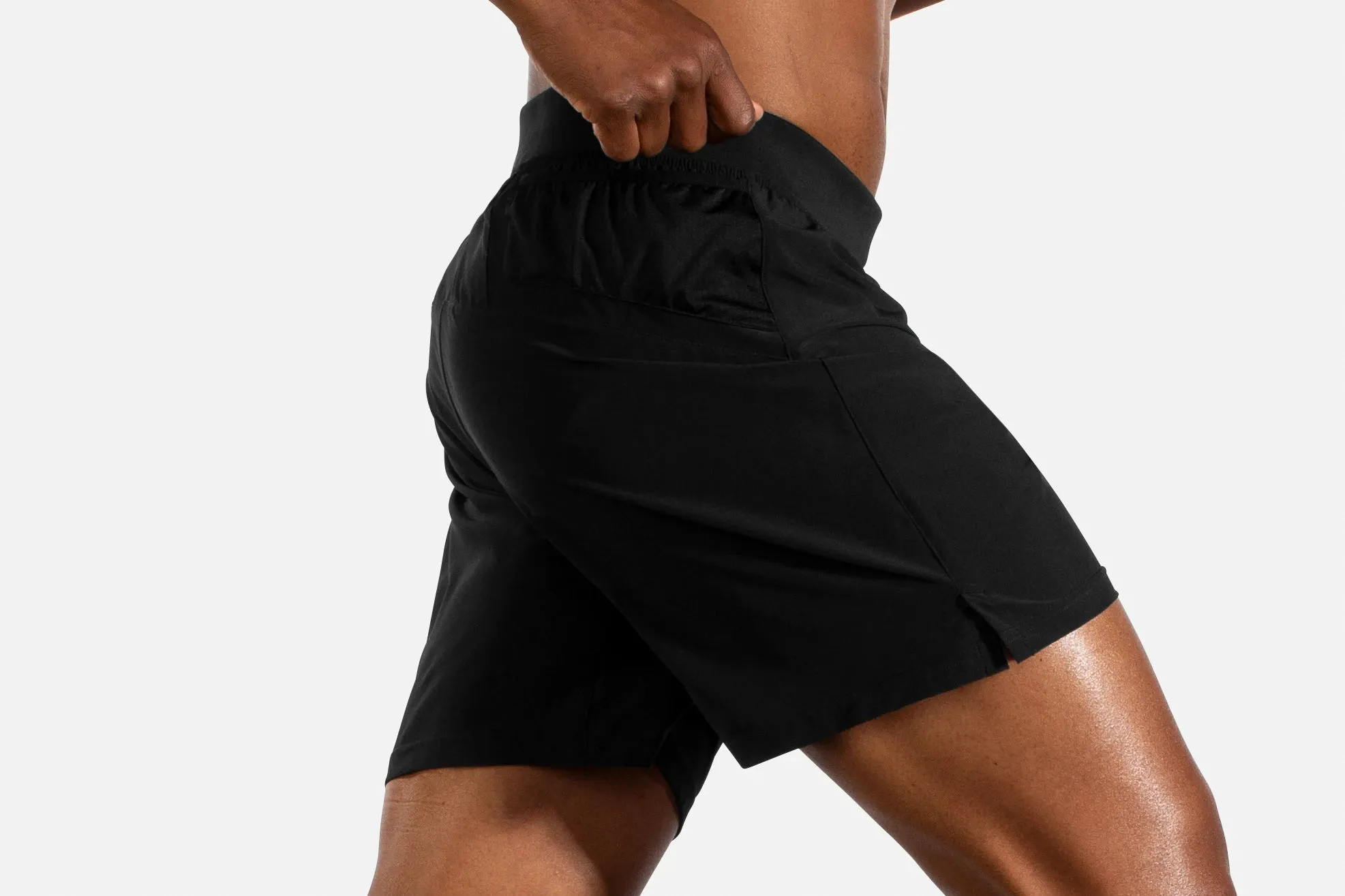 Brooks | Sherpa 7" Shorts | Men's | Black