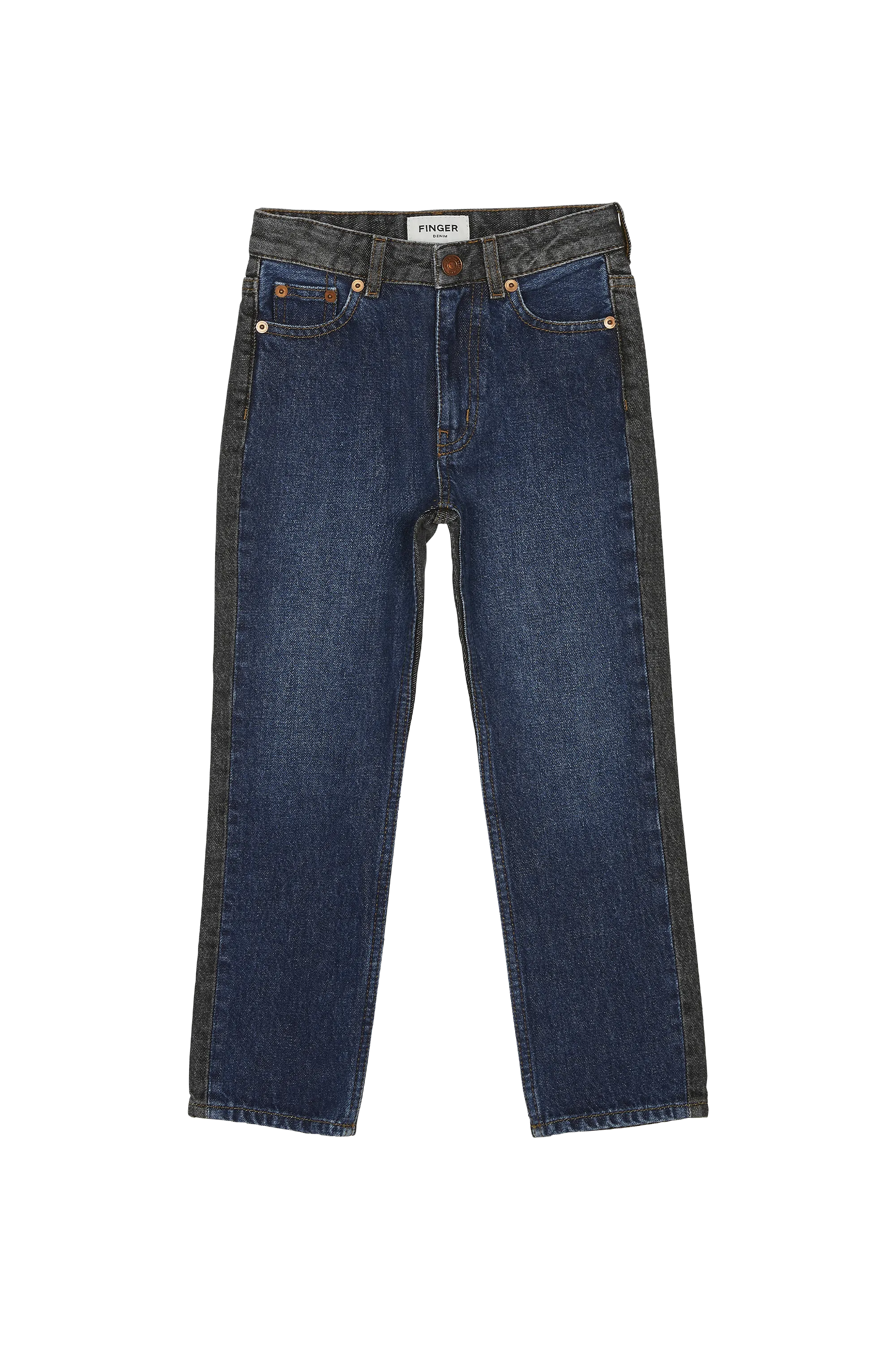 CHER Bicolor Denim - High Waist 5-Pocket Jeans