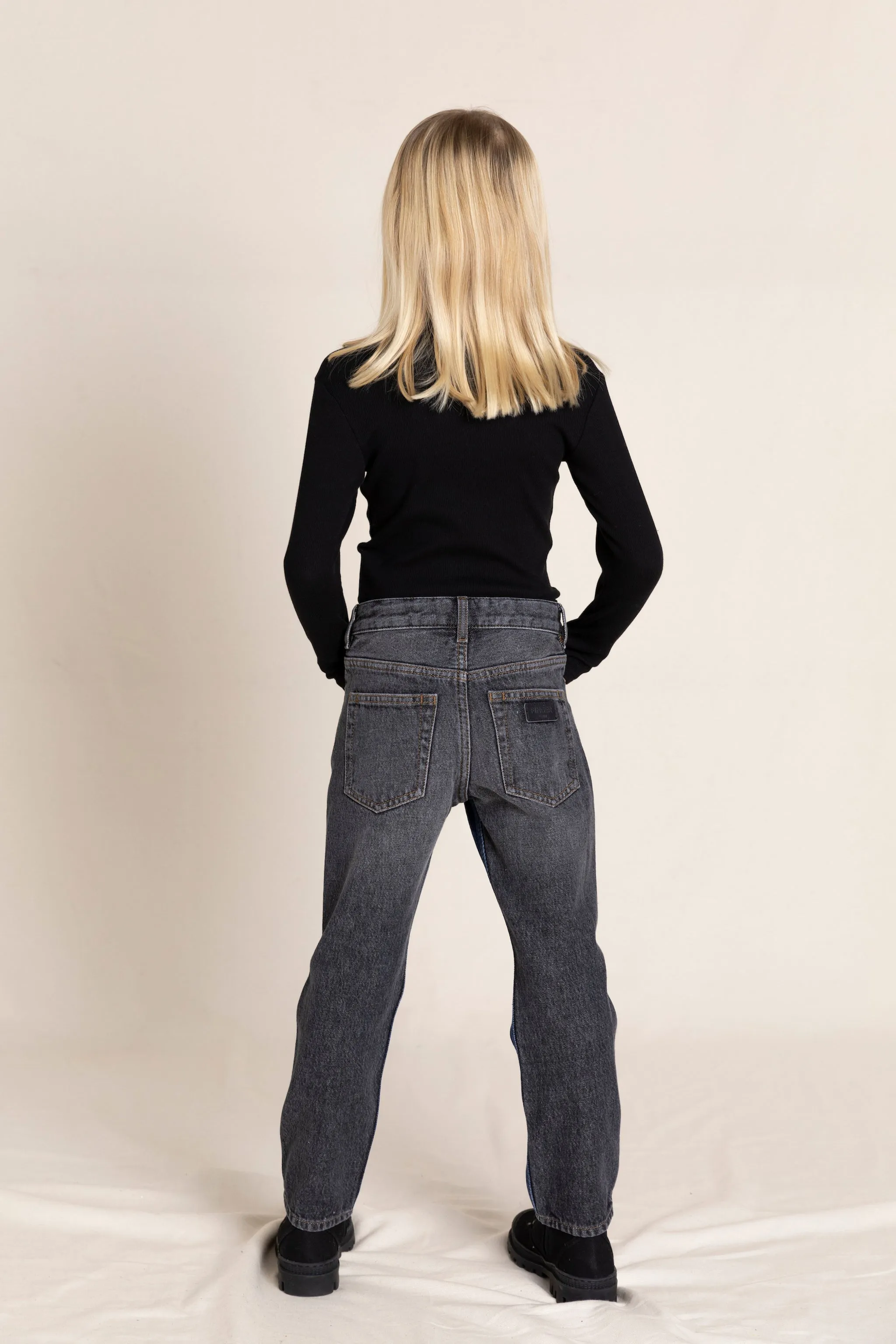 CHER Bicolor Denim - High Waist 5-Pocket Jeans