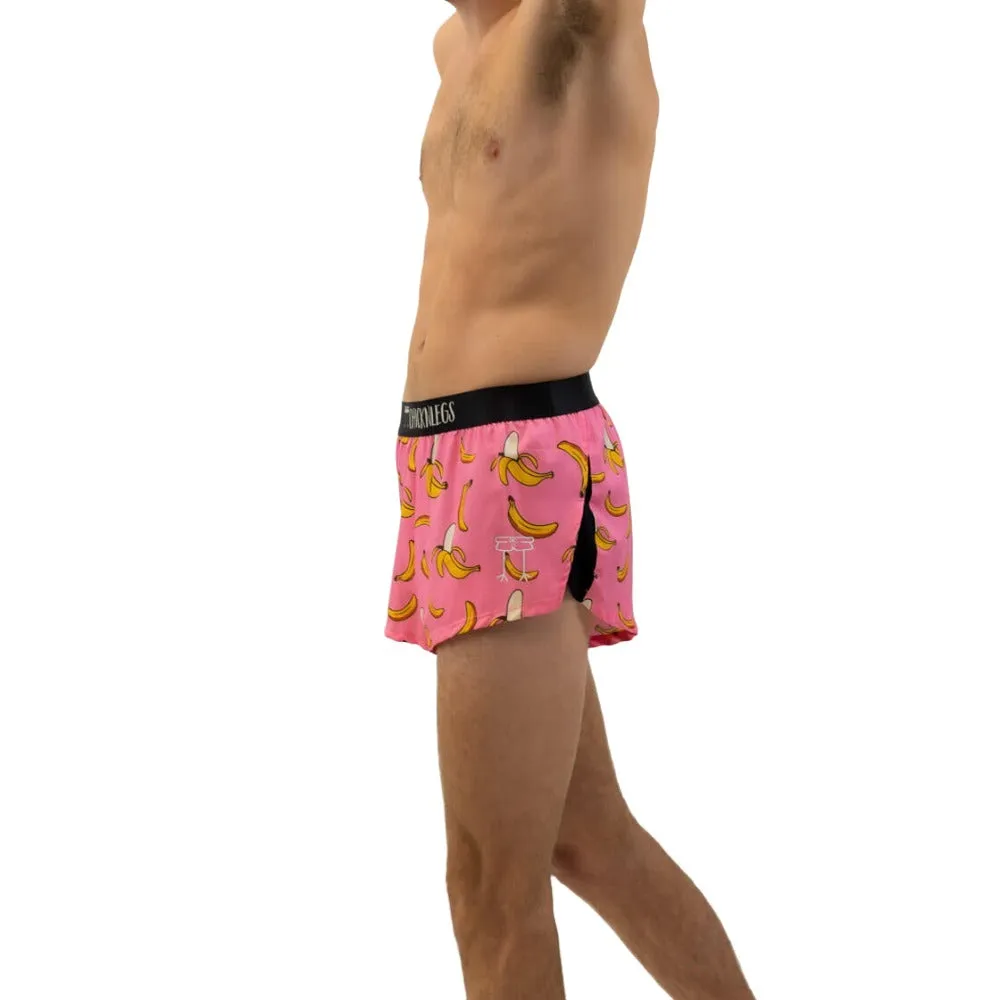 ChicknLegs Men's Bananas Split Shorts 2"