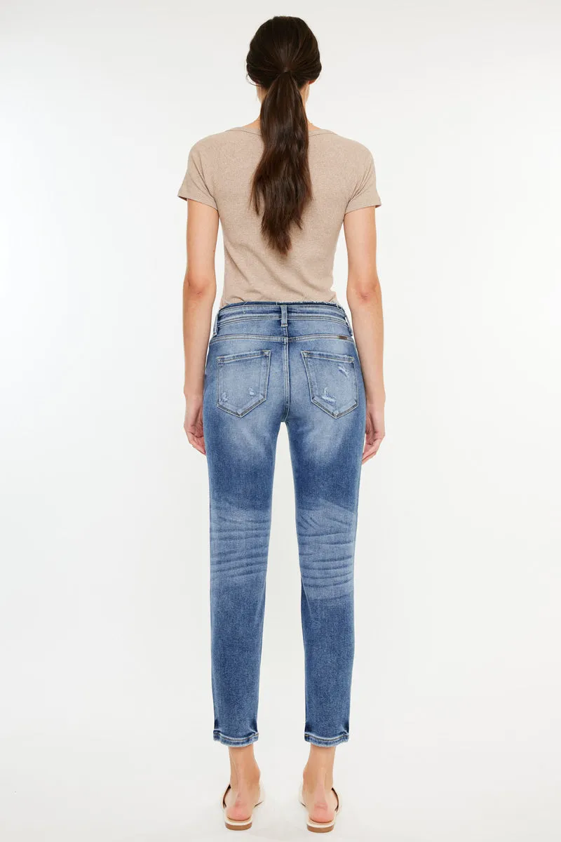 Clemence High Rise Mom Jeans