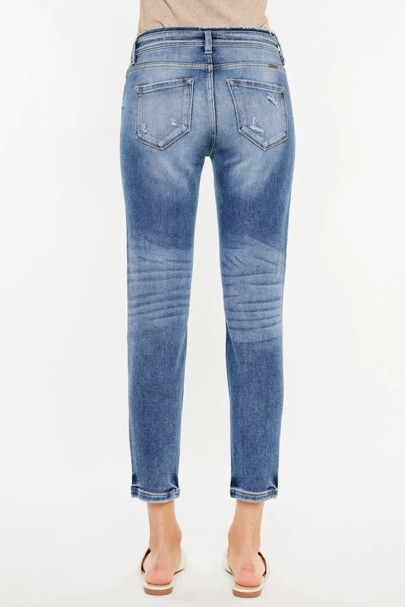 Clemence High Rise Mom Jeans