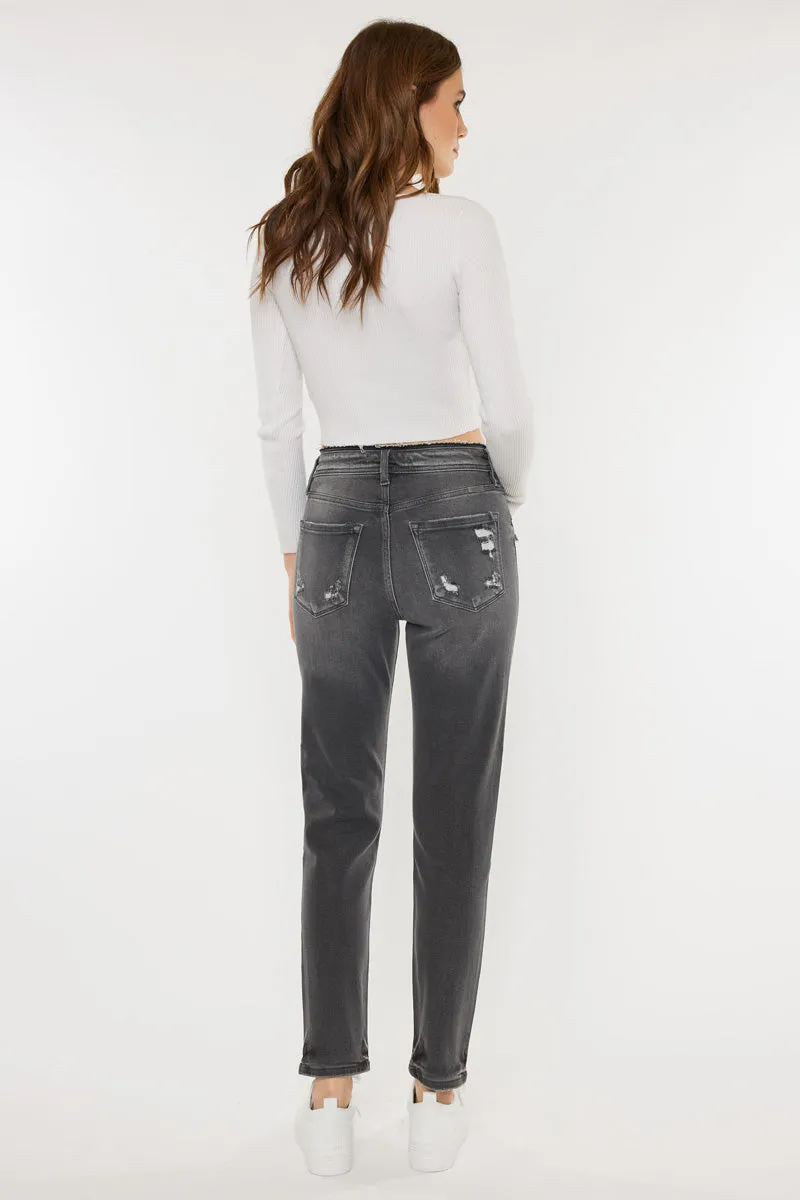 Clemence High Rise Mom Jeans