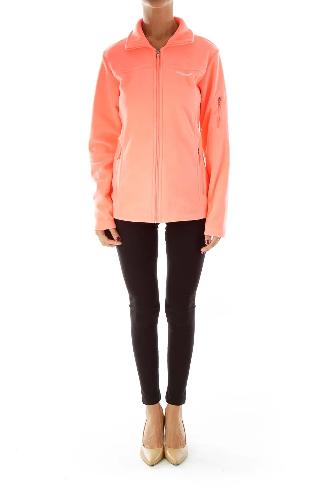 Coral Fleece Fitted Sports Jacket