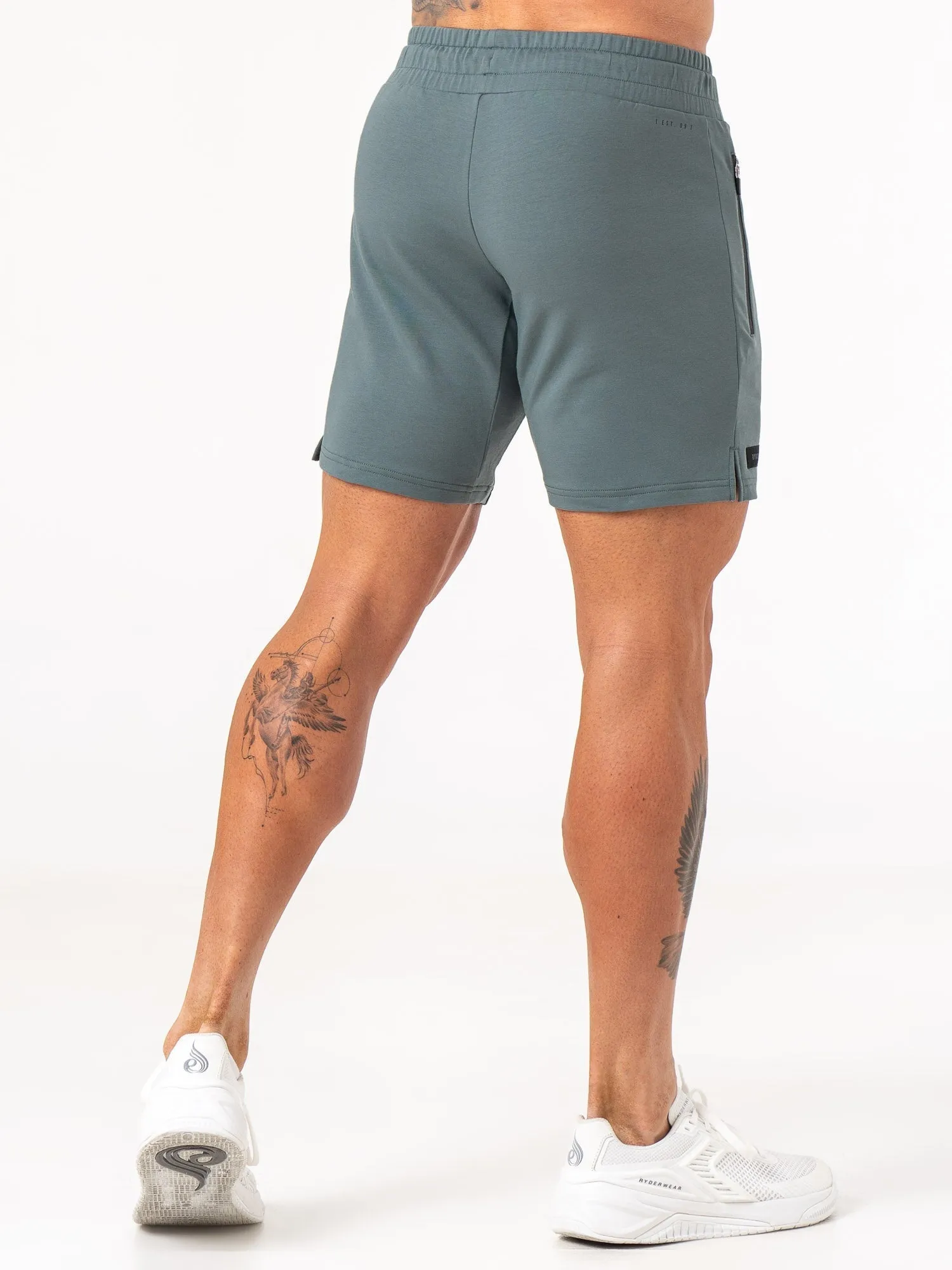 Endurance Track Shorts - Fern Green