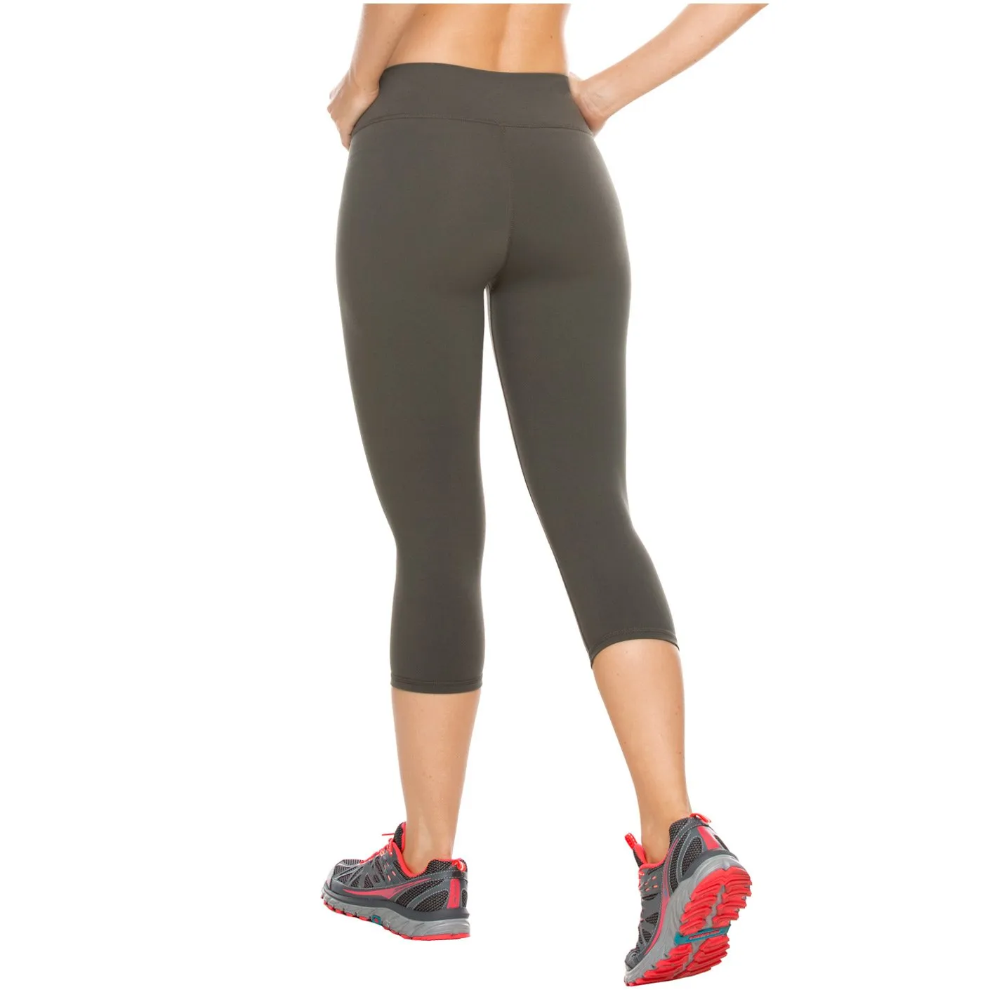 Flexmee 944201 Liberty Capri Polyester Activewear Workout Pants Trousers