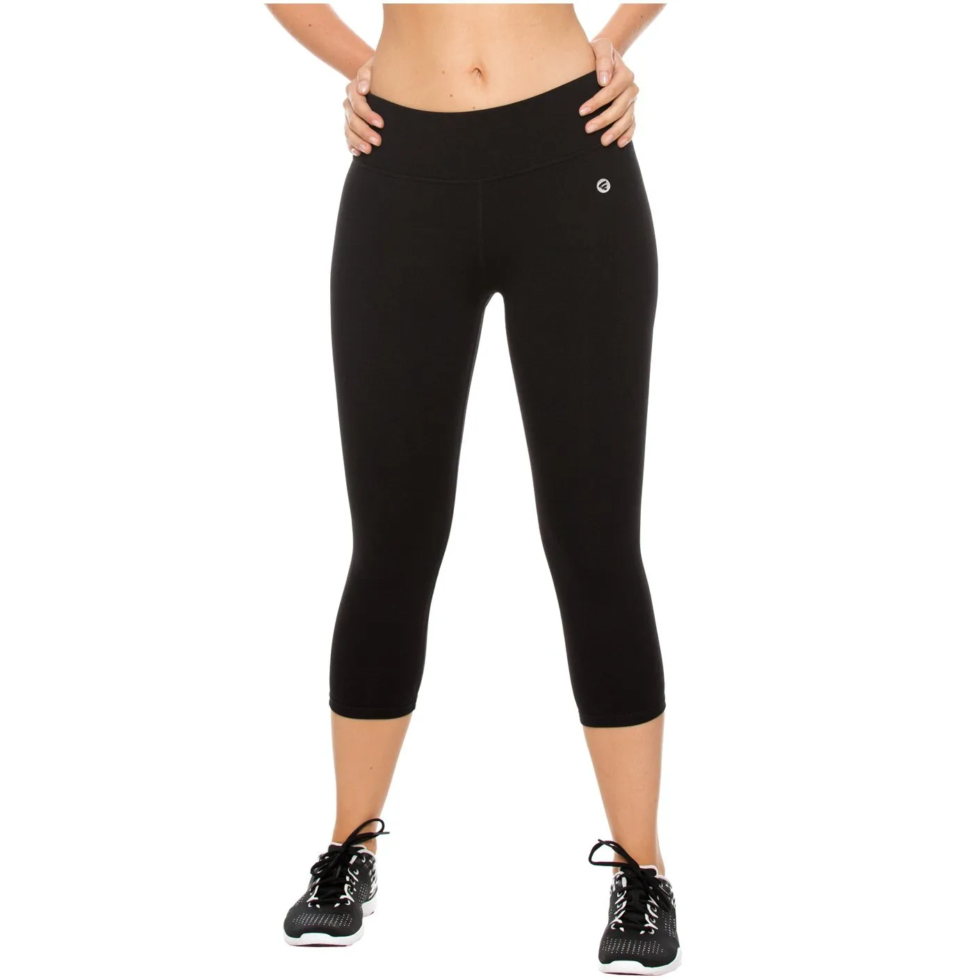 Flexmee 944201 Liberty Capri Polyester Activewear Workout Pants Trousers