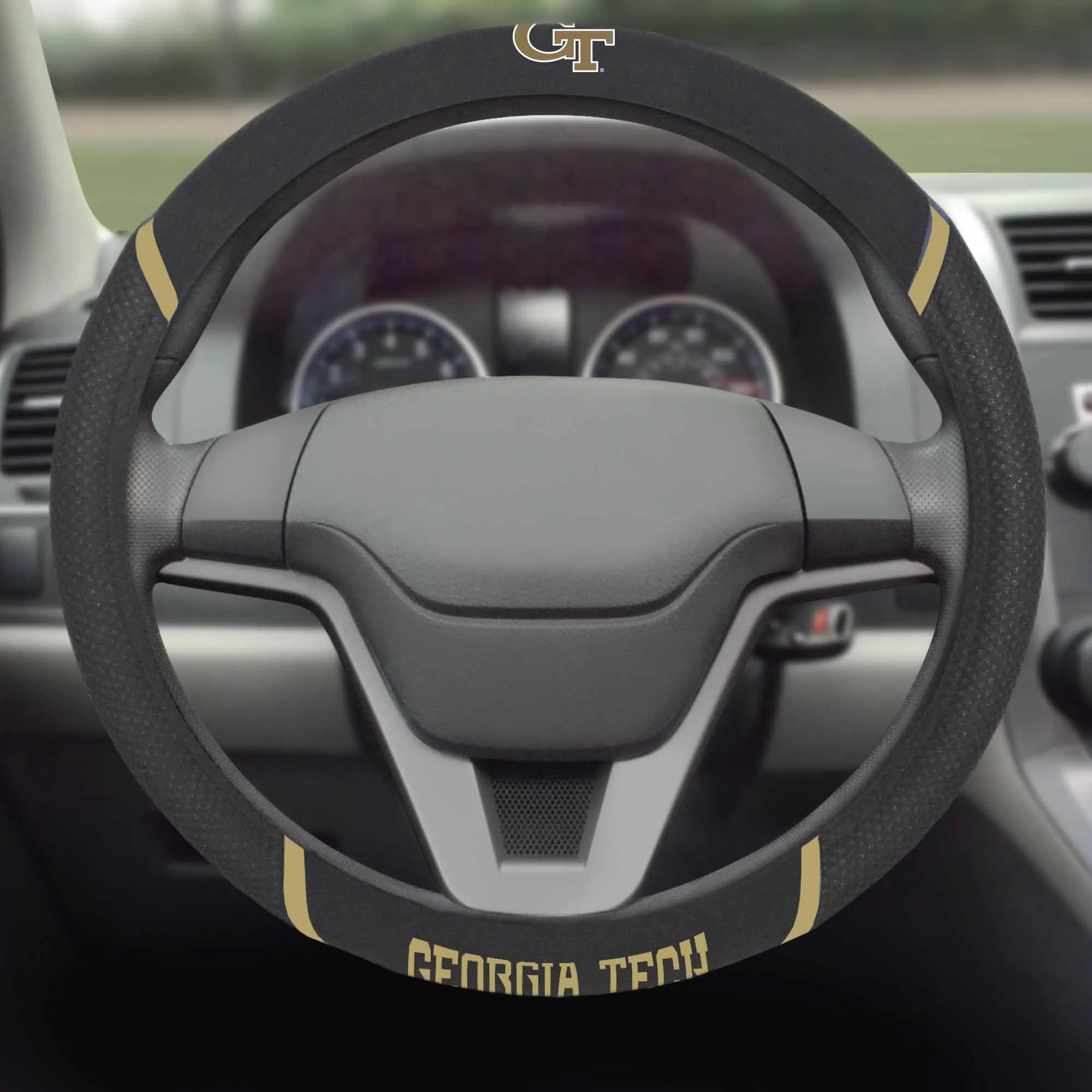 Georgia Tech Yellow Jackets Embroidered Steering Wheel Cover