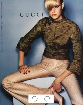 Gucci by Tom Ford 1999 Black Leather Flared Pants