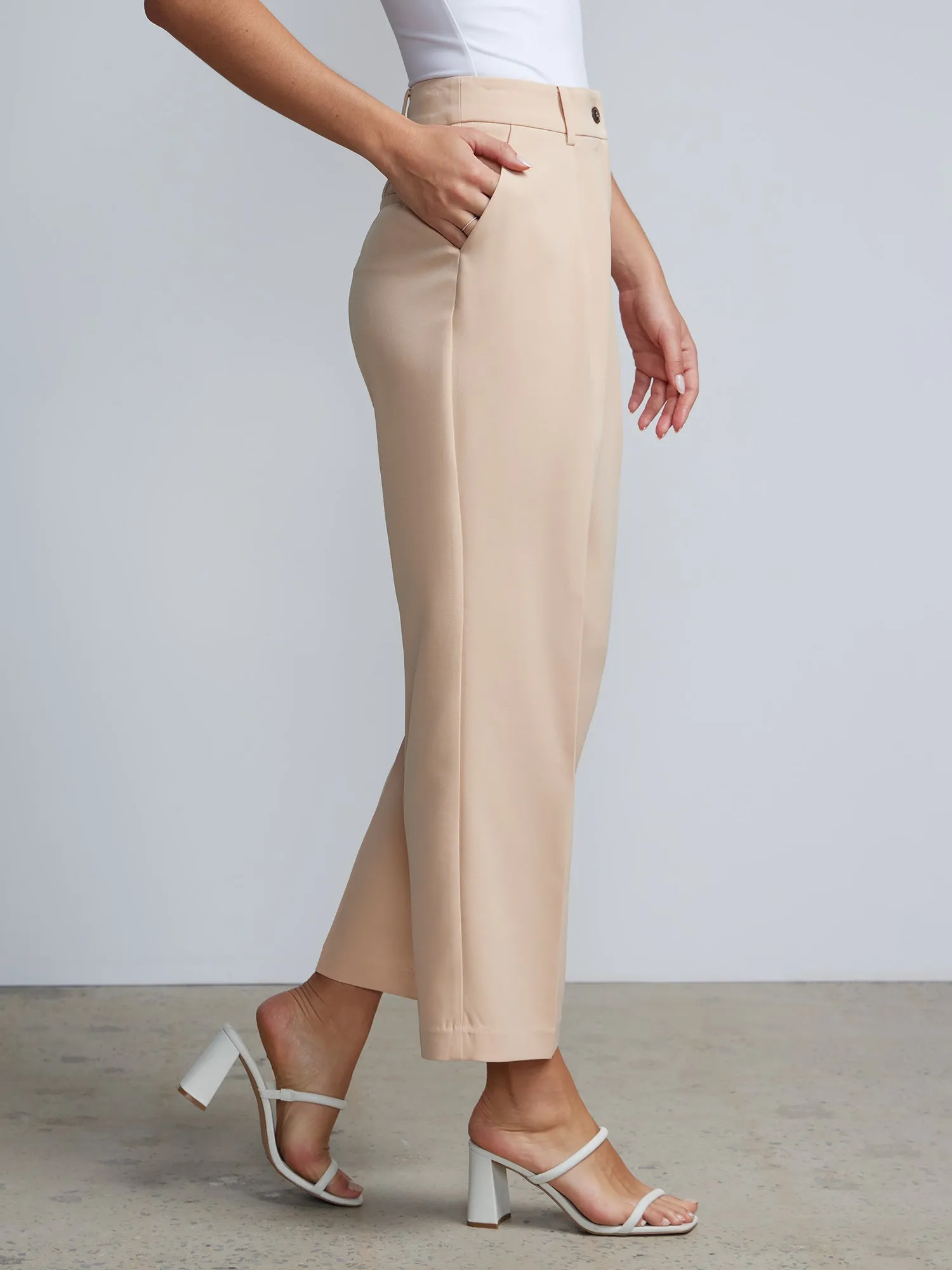 High Rise Pleated Trousers