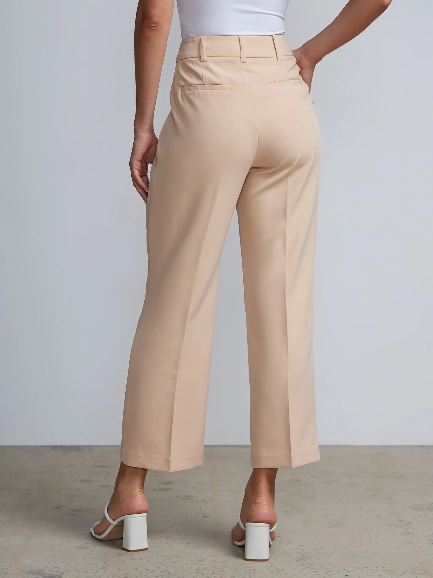 High Rise Pleated Trousers