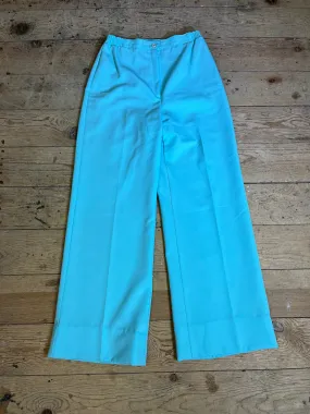 High Rise Seafoam Teal Trousers