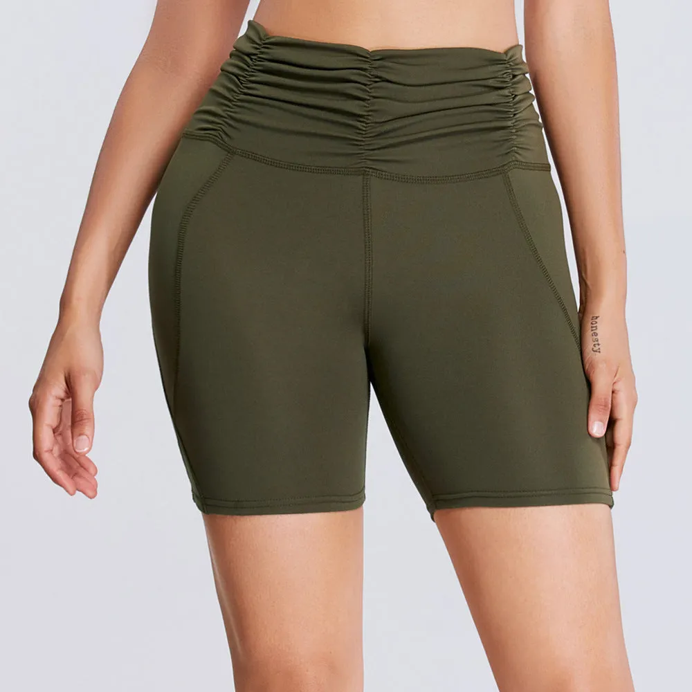 High-Waisted Quick-Dry Yoga Shorts