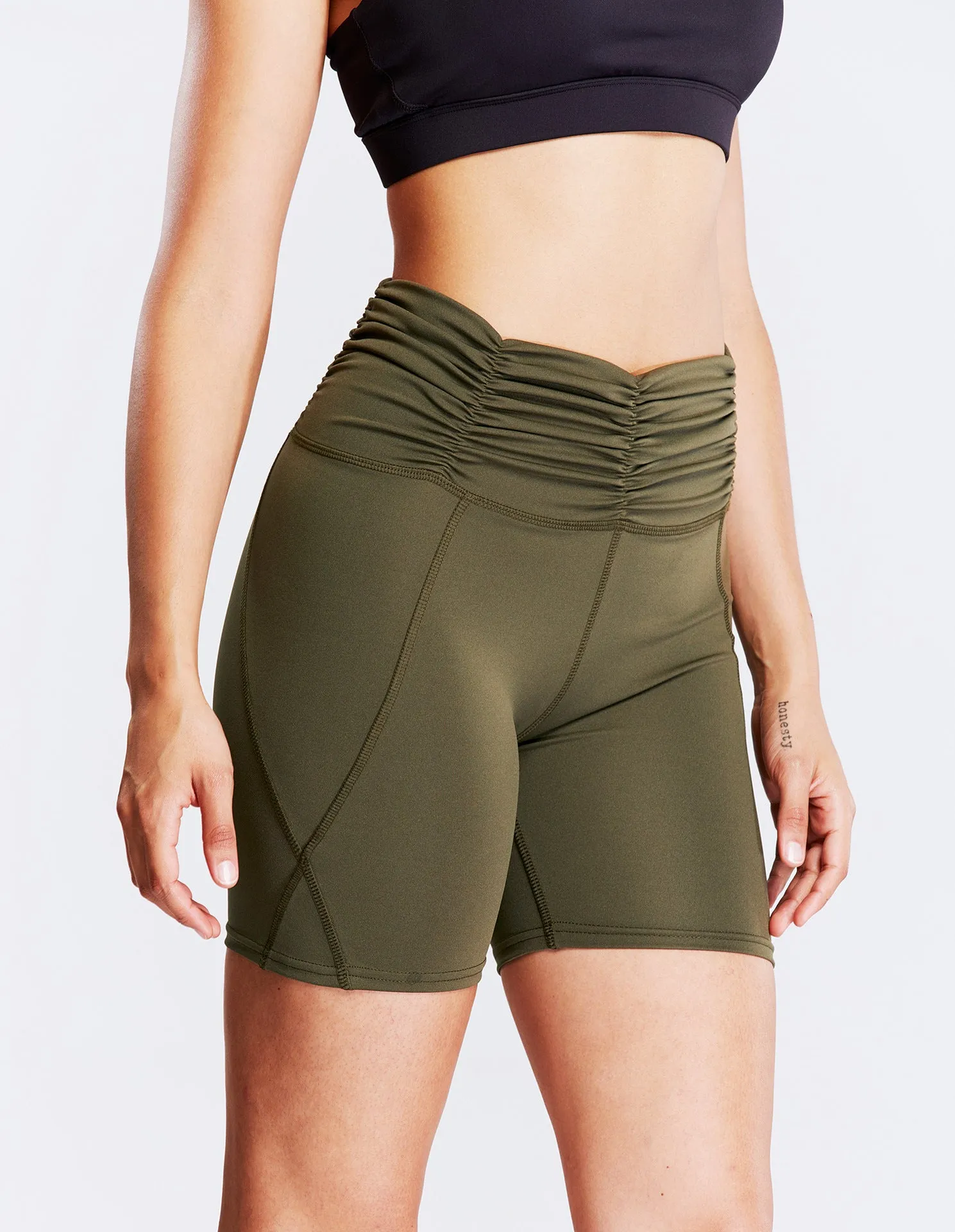 High-Waisted Quick-Dry Yoga Shorts