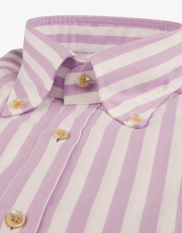 ID24342-Stenstroms Lilac Stripe Shirt