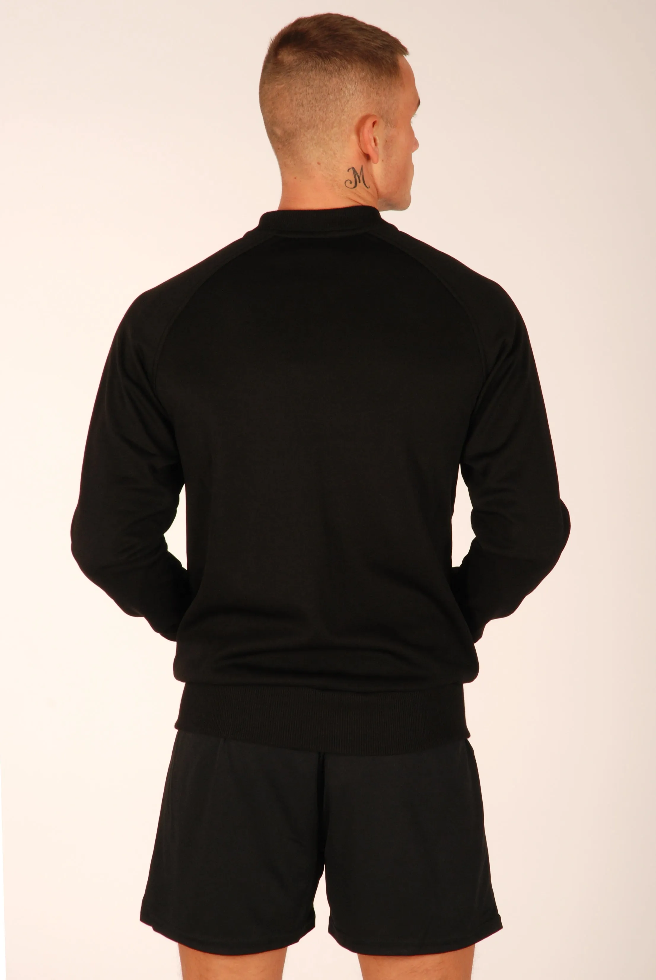 KRONK Iconic Detroit Zip Track Top Black