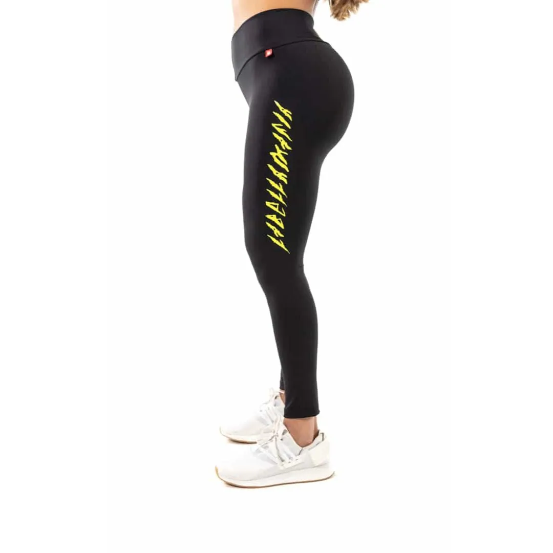 Leggings Flame Negro