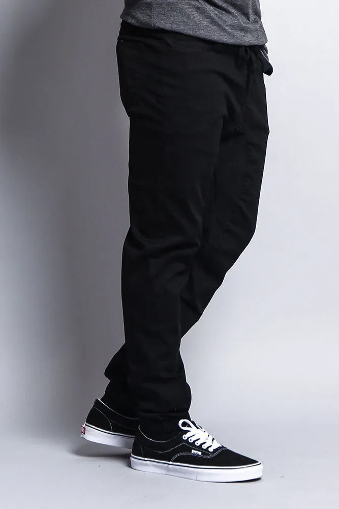 Men's Jogger Twill Pants (Black)