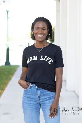 Mom Life Puffy Print Graphic Tee * Final Sale*