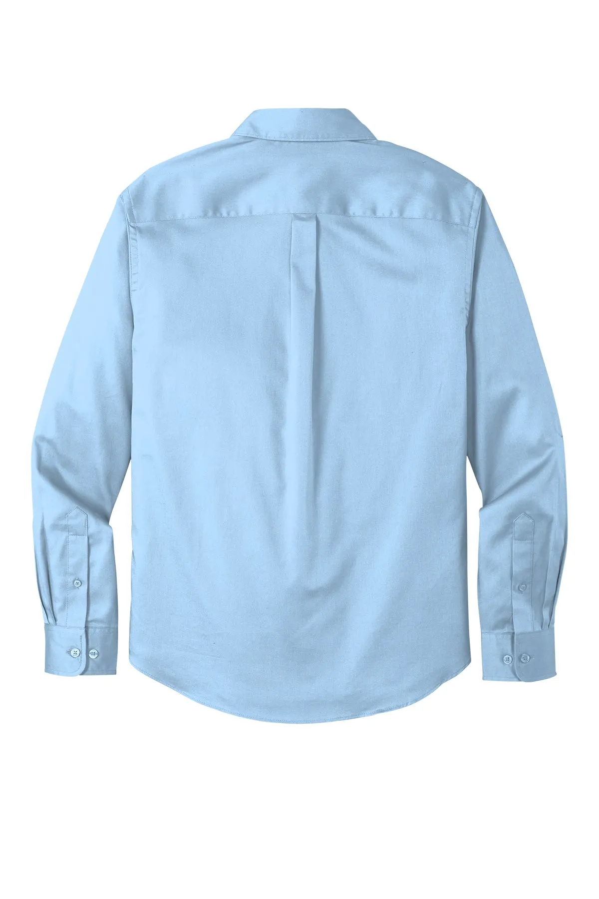 Port Authority® Long Sleeve SuperPro React™ Twill Shirt - Cloud Blue