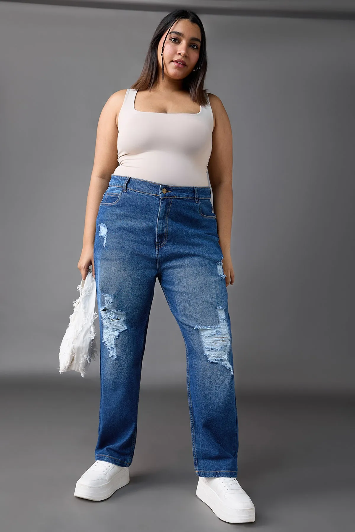 Retro Classic Curve Mom Jeans