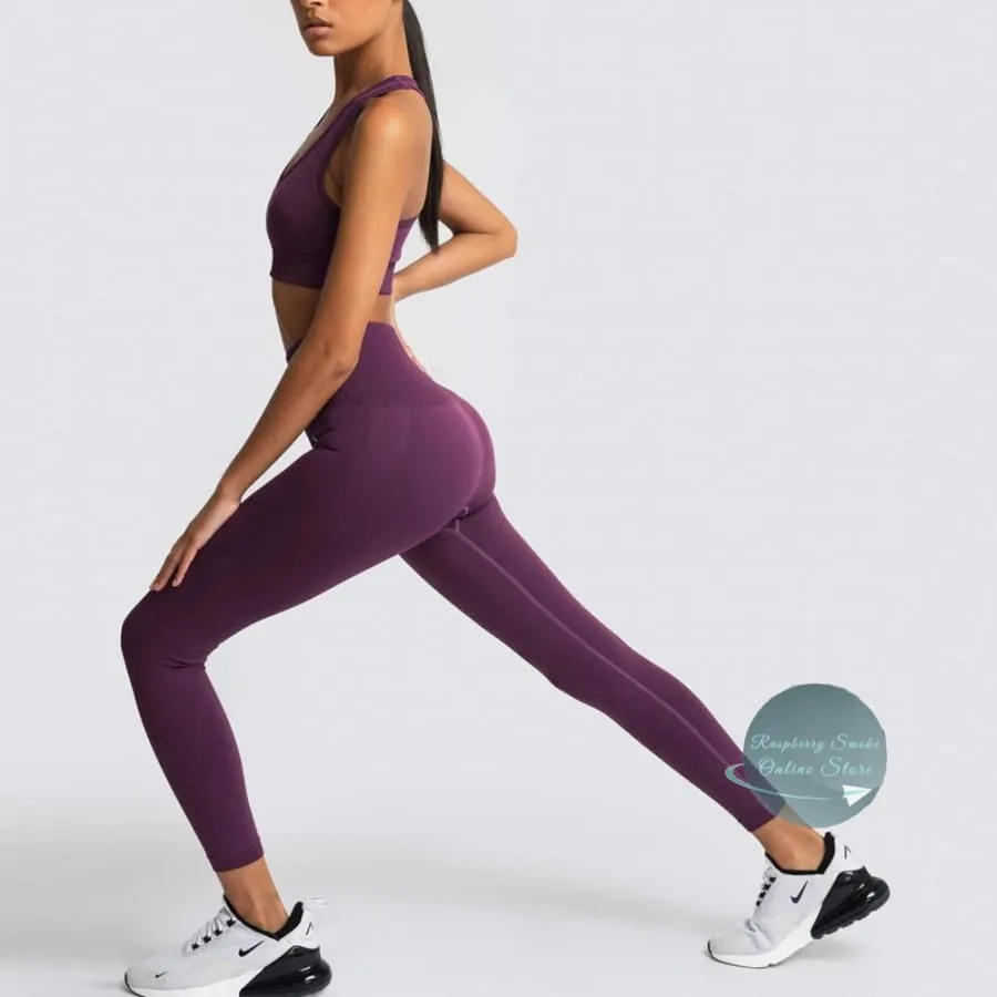 Seamless Two Piece Exercise Leggings