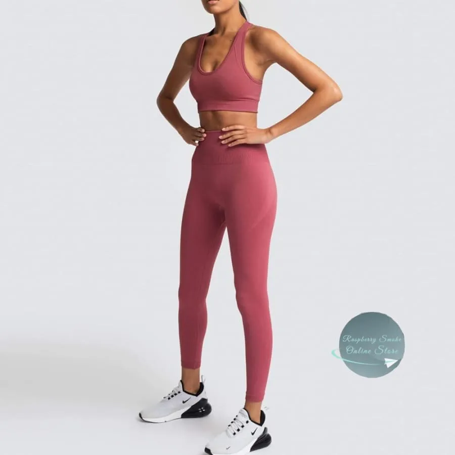 Seamless Two Piece Exercise Leggings