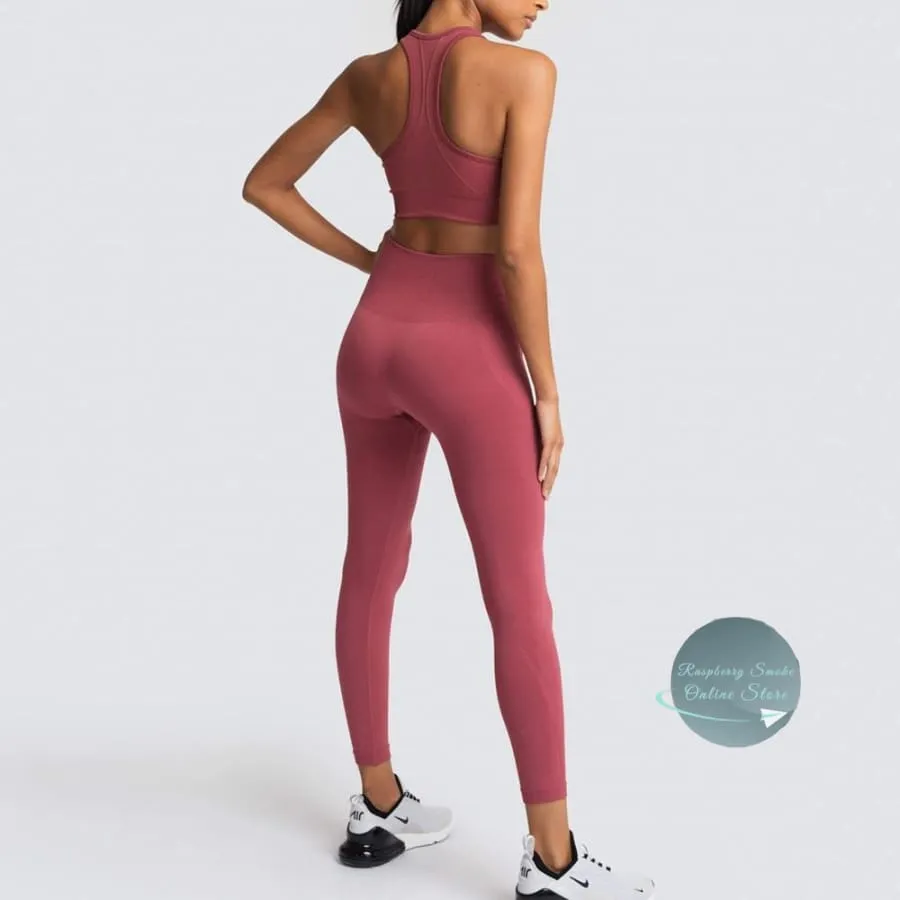 Seamless Two Piece Exercise Leggings