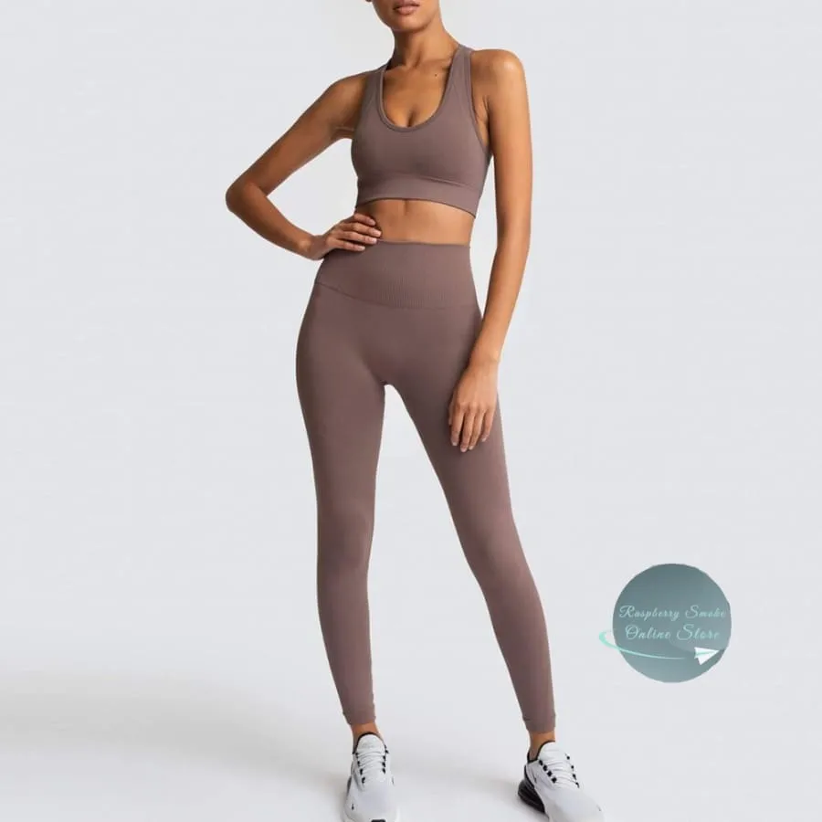 Seamless Two Piece Exercise Leggings