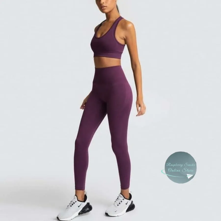 Seamless Two Piece Exercise Leggings