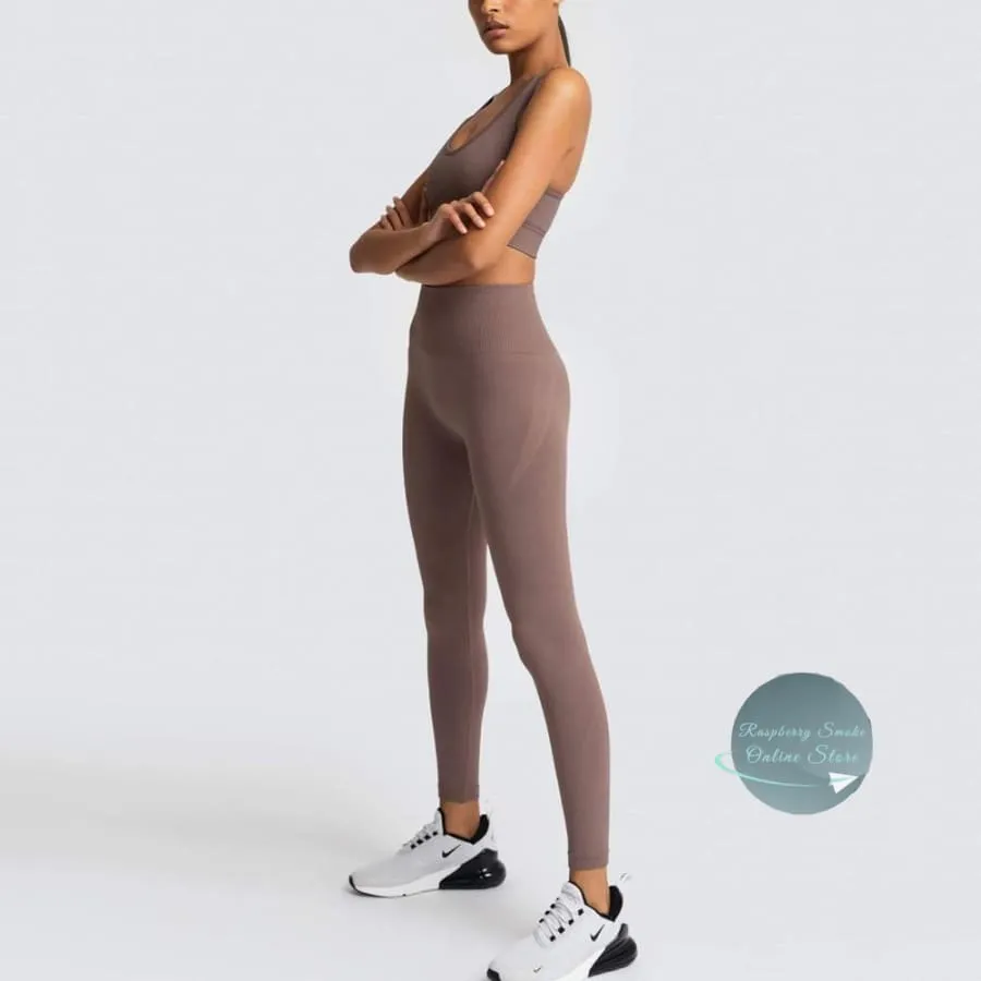 Seamless Two Piece Exercise Leggings