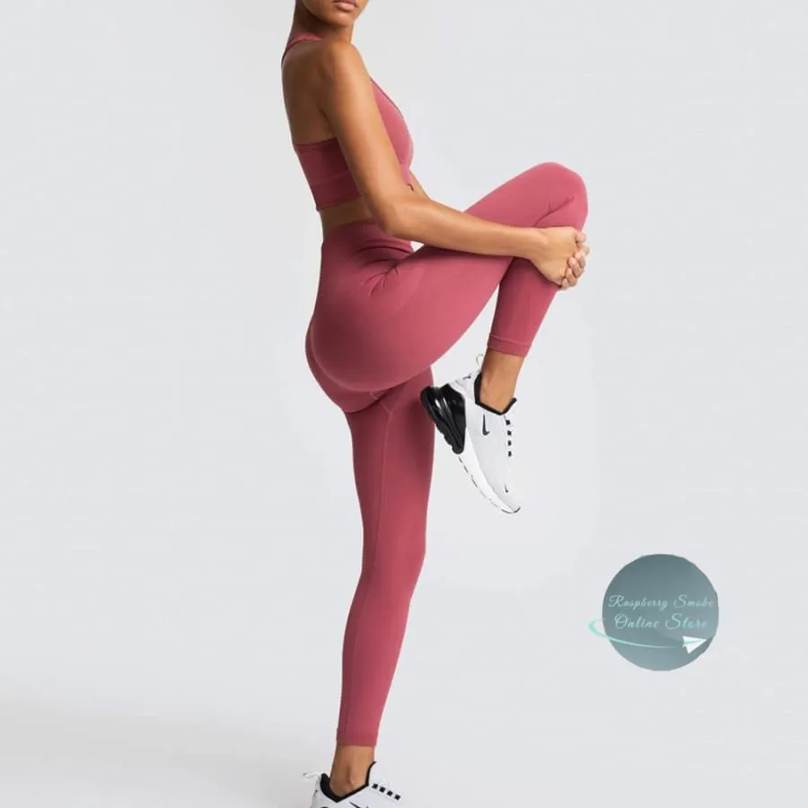 Seamless Two Piece Exercise Leggings