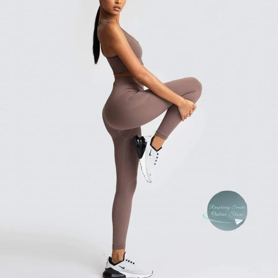 Seamless Two Piece Exercise Leggings