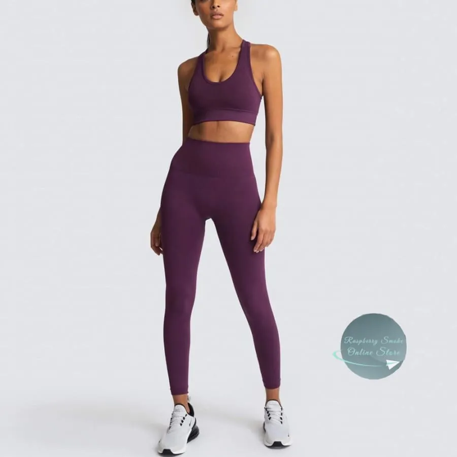 Seamless Two Piece Exercise Leggings