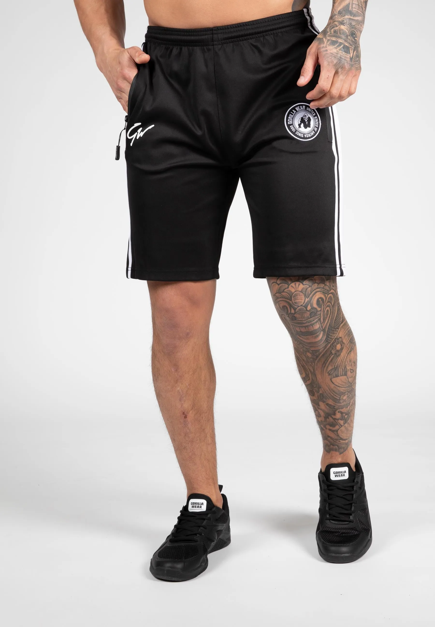 Stratford Track Shorts - Black