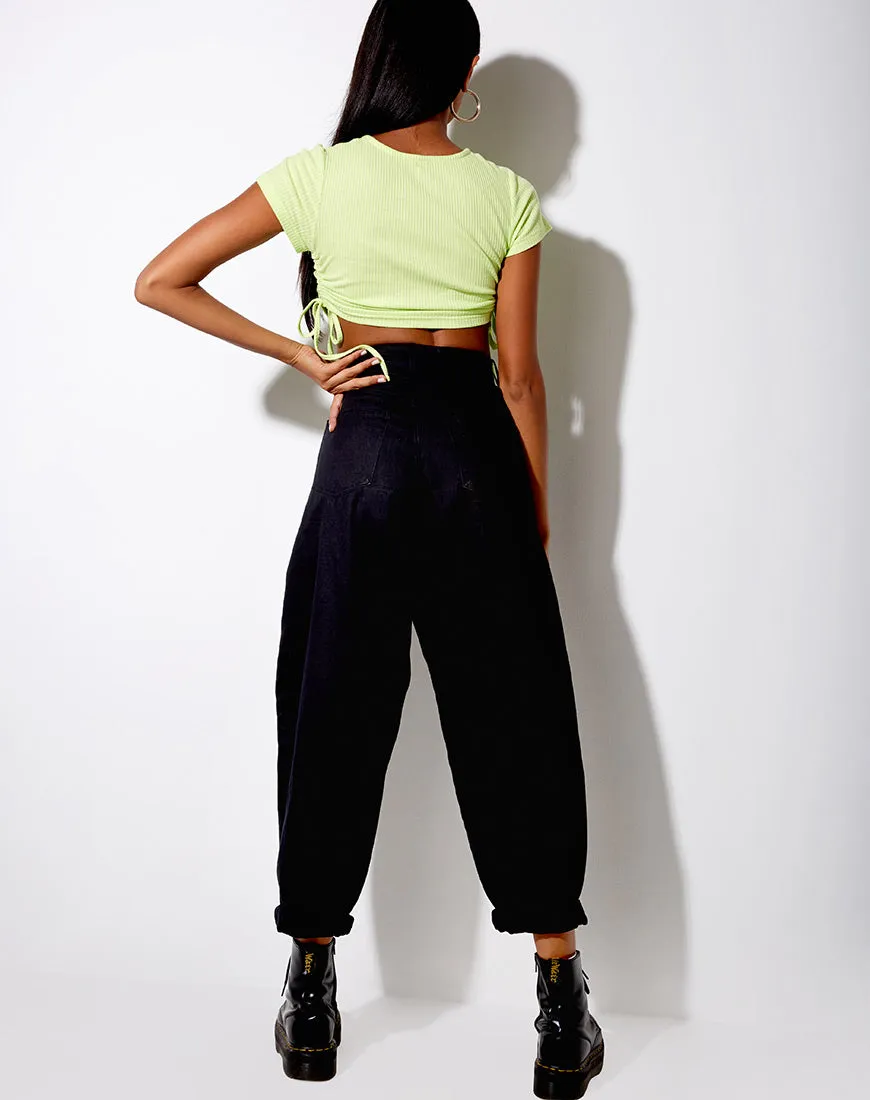 Tiner Crop Top in Lime