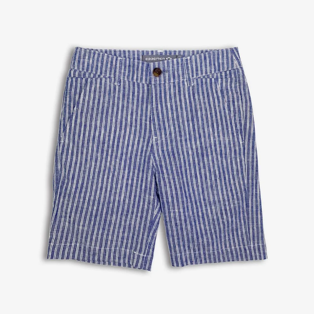 Trouser Shorts | Cabana Stripe