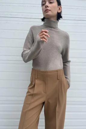 Ulla Wide Leg Trousers in Camel