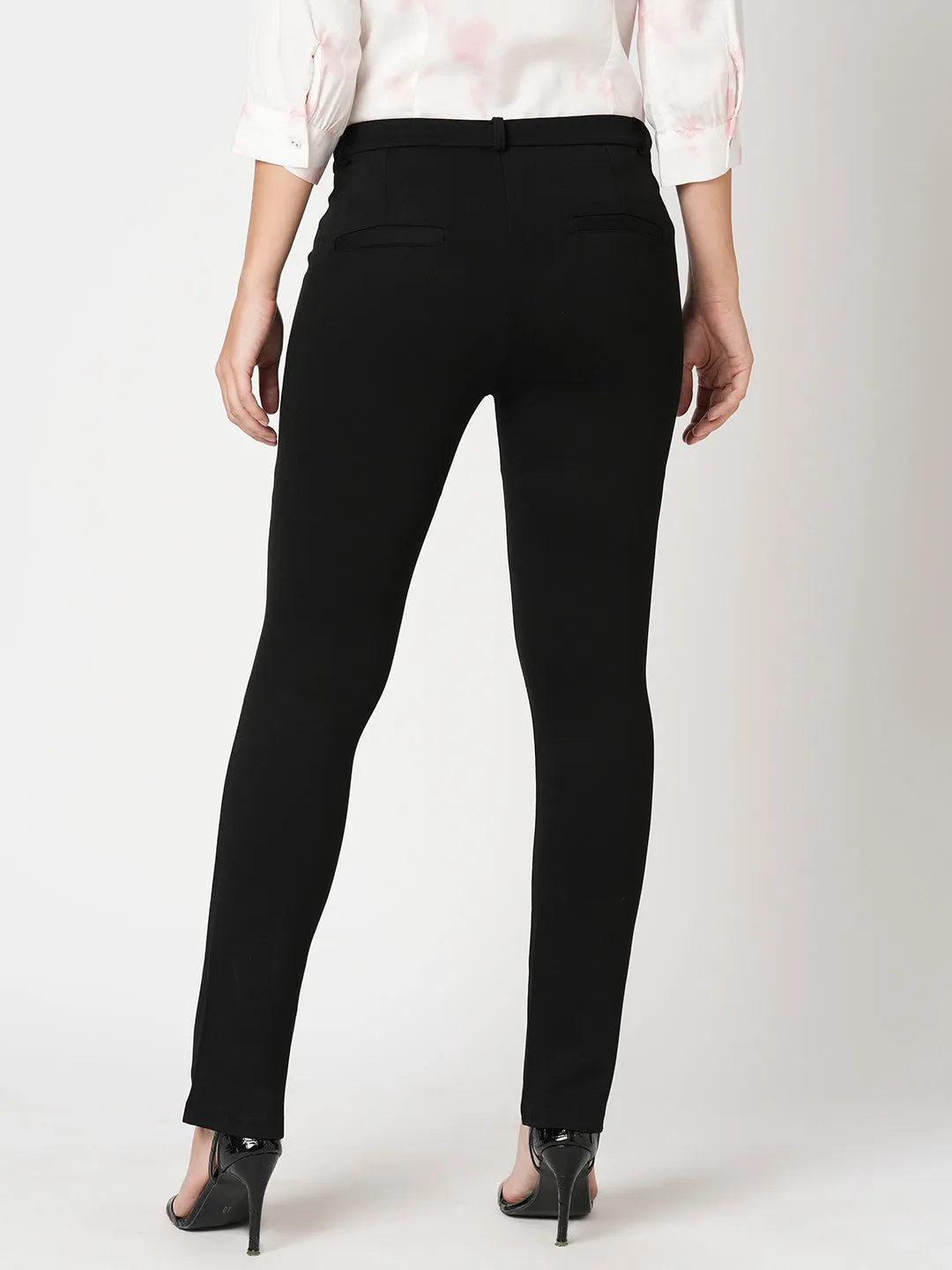 Women High-Rise Straight Fit Treggings