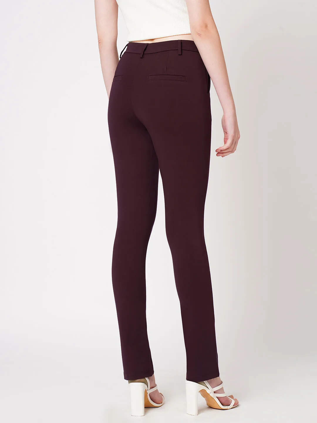 Women High-Rise Straight Treggings