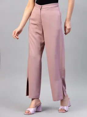 Women Relaxed High-Rise Trousers